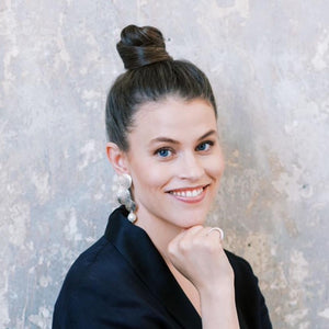 Moon Coin Statement Earring
