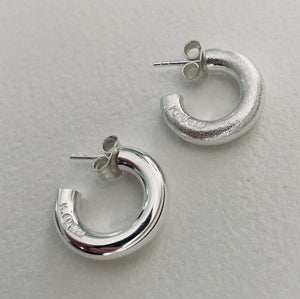 Chunky hoops 4mm - polished